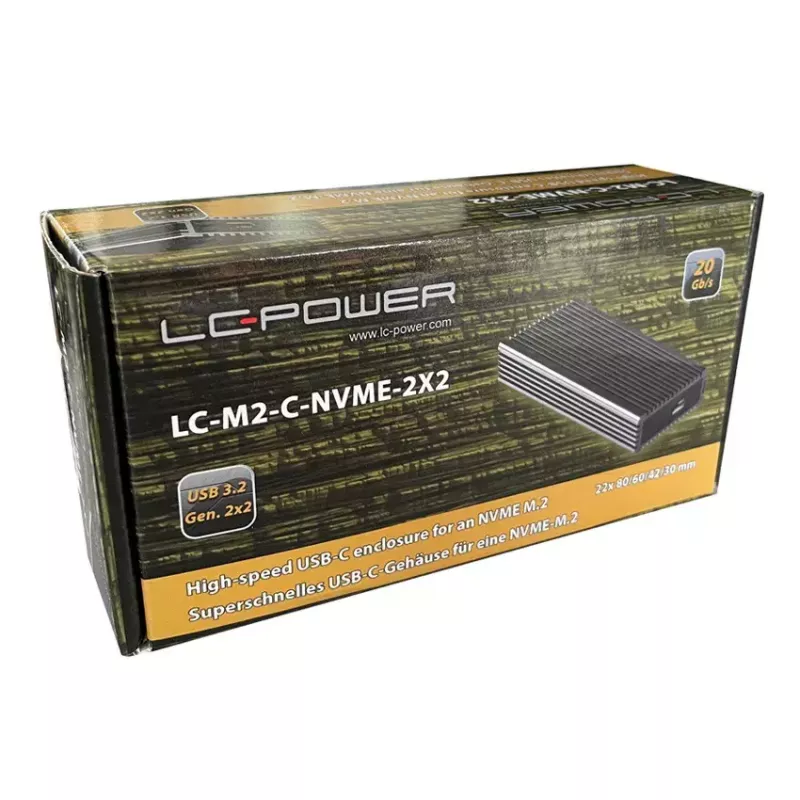 SSD-korpus LC-Power LC-M2-C-NVME-2X2
