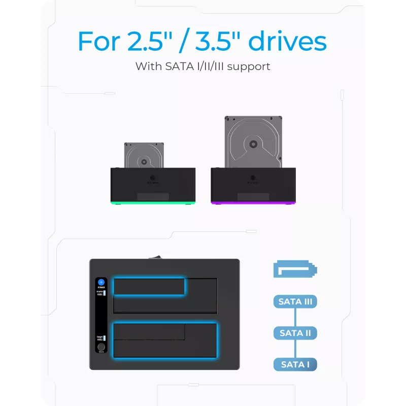 ICY BOX IB-127CL-U3 USB 3.2 Gen 1 (3.1 Gen 1) Type-B Must