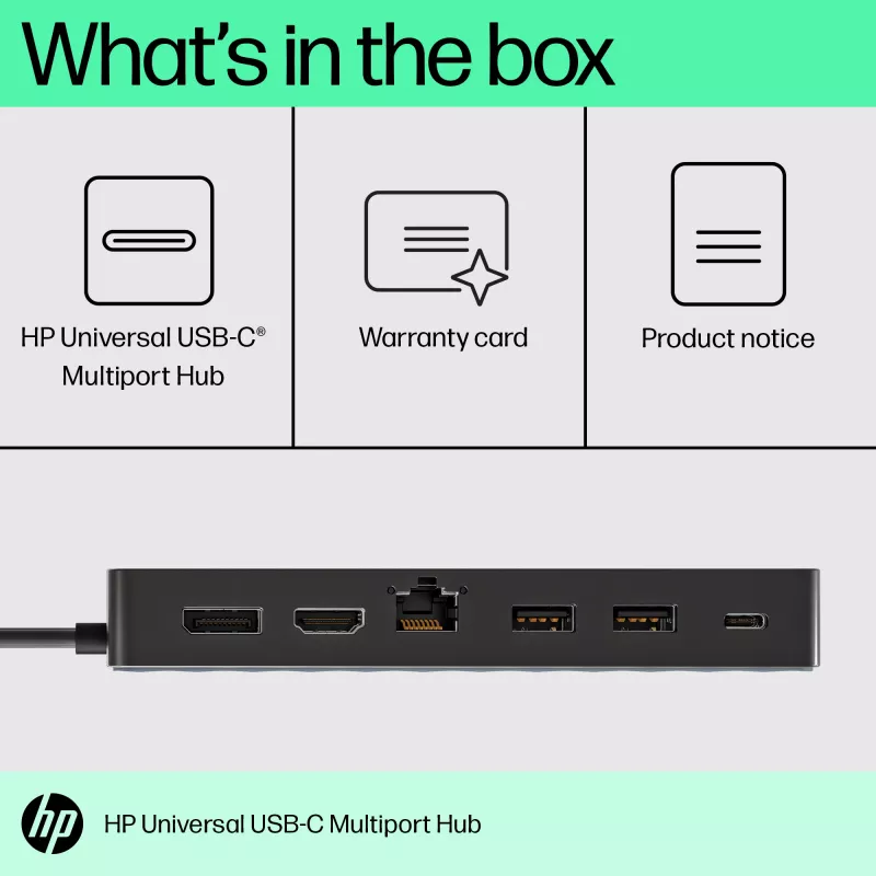 HP universaalne USB-C mitmepordiline jaotur