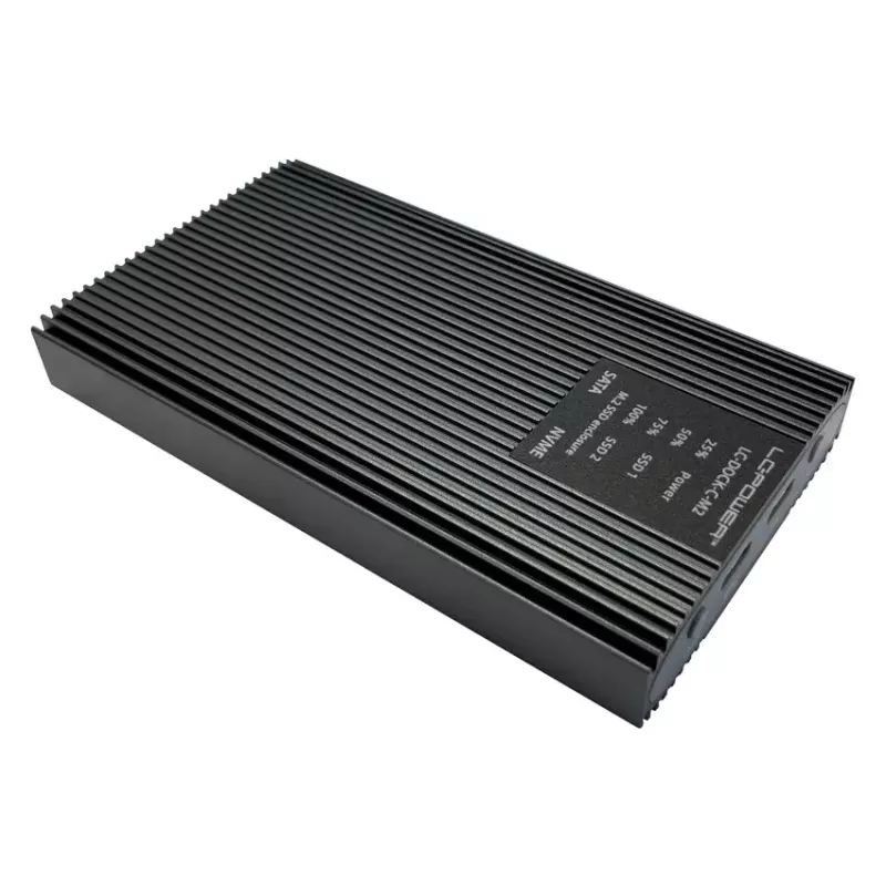SSD-korpus LC-Power LC-DOCK-C-M2 2 M.2 draivi 10 Gbit/s antratsiit
