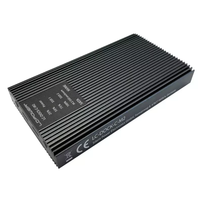 SSD-korpus LC-Power LC-DOCK-C-M2 2 M.2 draivi 10 Gbit/s antratsiit