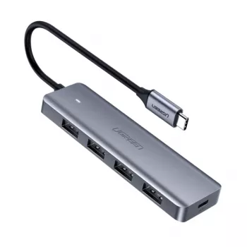 Ugreen 70336 liidese jaotur USB 3.2 Gen 1 (3.1 Gen 1) USB-C 5000 Mbit/s