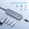 Ugreen 70336 liidese jaotur USB 3.2 Gen 1 (3.1 Gen 1) USB-C 5000 Mbit/s