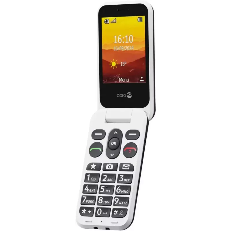 Mobiiltelefon Doro Leva L30 5,0-tolline grafiitvalge