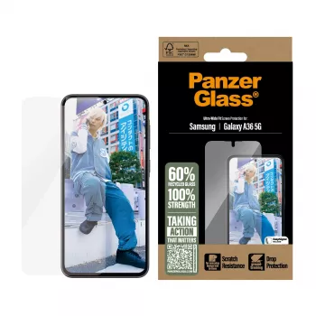 PanzerGlass ® ekraanikaitse Samsung Galaxy A36 5G | Ultra-Wide Fit