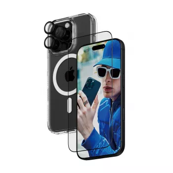 3-in-1 kaitsekomplekt PanzerGlass iPhone '24 6.3 tolline Pro