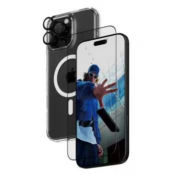 PanzerGlass® 3-in-1 kaitsekomplekt iPhone 16 Pro Max