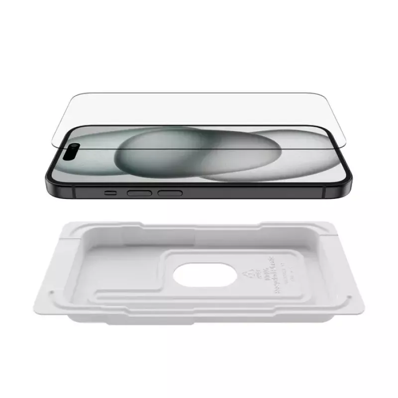 Ekraanikaitse Belkin ScreenForce Apple iPhone 15 löögi- ja kriimustuskindel