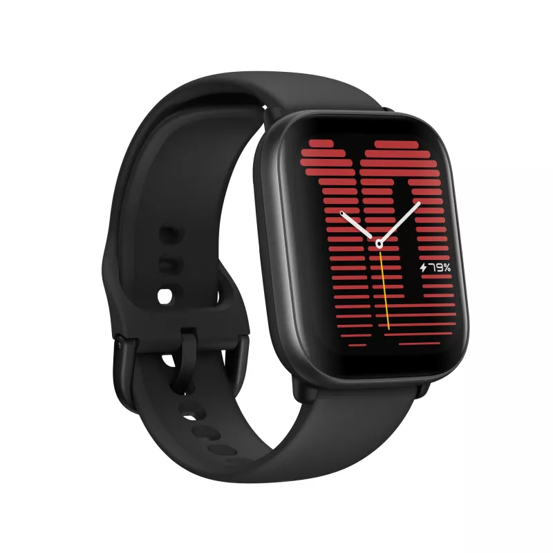 Amazfit Active 4.45 cm (1.75) AMOLED digitaalne 390 x 450 pikslit puutetundlik ekraan must GPS (W2211EU5N)
