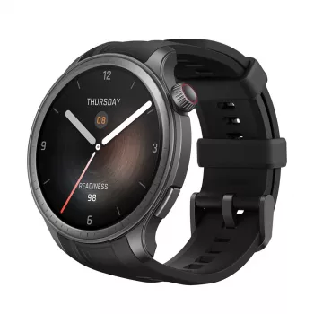 Amazfit Balance 3,81 cm (1,5 tolli) AMOLED 46 mm Digitaalne 480 x 480 pikslit Puuteekraan Must Wi-Fi GPS (satelliit)