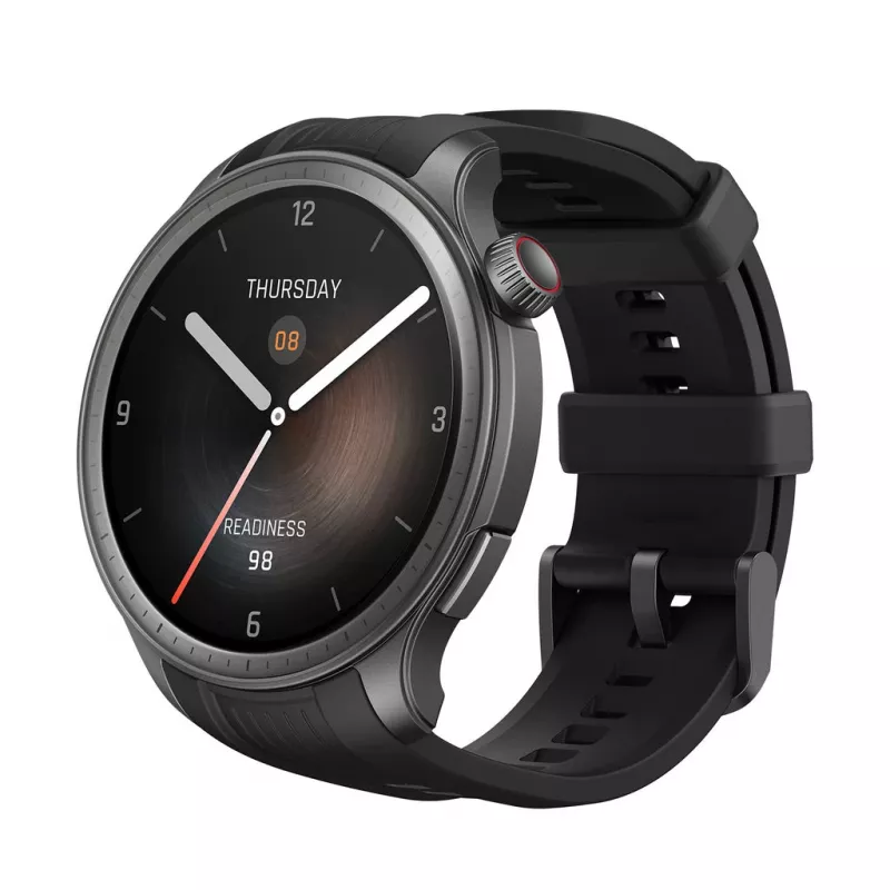 Amazfit Balance 3,81 cm (1,5 tolli) AMOLED 46 mm Digitaalne 480 x 480 pikslit Puuteekraan Must Wi-Fi GPS (satelliit)