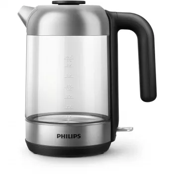 Philips 5000 seeria HD9339/80 Klaasist veekeetja, 1,7 L, 2200 W, klaas, roostevaba teras, veetaseme indikaator, juhtmeta