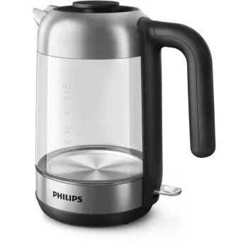 Philips 5000 seeria HD9339/80 Klaasist veekeetja, 1,7 L, 2200 W, klaas, roostevaba teras, veetaseme indikaator, juhtmeta