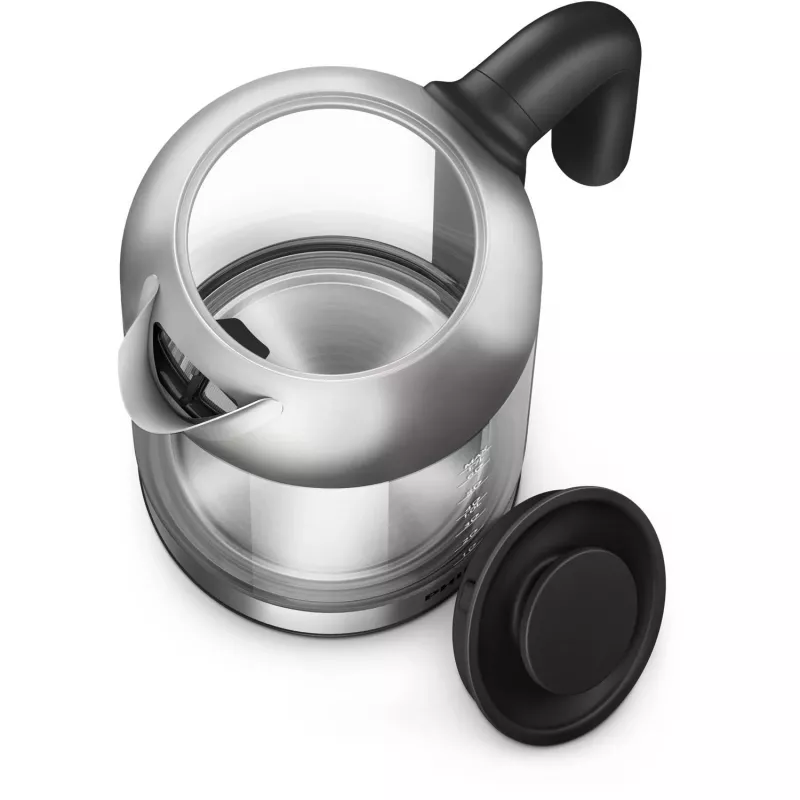 Philips 5000 seeria HD9339/80 Klaasist veekeetja, 1,7 L, 2200 W, klaas, roostevaba teras, veetaseme indikaator, juhtmeta