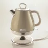 Ariete 2868 Vintage 1 L disainiga elektriline veekeetja roostevabast terasest tõmmistele, teele ja taimsetele jookidele, automaatne väljalülitussüsteem, ergonoomiline käepide, 1 liiter, 1600 W, helebeež