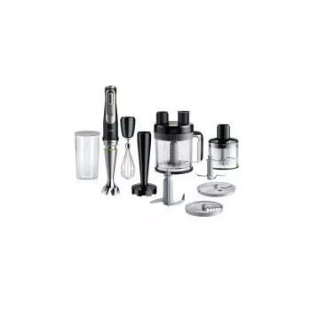 Braun MultiQuick 9 MQ 9187XLI 0,6 L saumikser 1200 W must, roostevaba teras