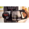 Drip coffee maker Bosch TKA3M133, 1.4 L water tank, 15-cup capacity, Must