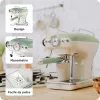 Ariete 1389 Vintage Espressokohvimasin - espressokohvimasin jahvatatud kohvile või ESE-kapslitele, pastelses rohelises