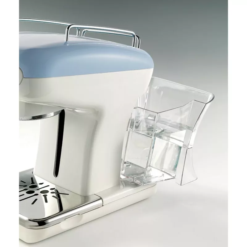 Ariete 1389 Vintage Espressomasin - Espressomasin jahvatatud kohvi või ESE-padade jaoks, pastellsinises värvitoonis