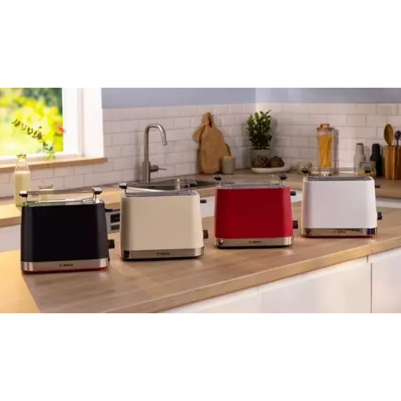 Röster Bosch TAT4M221 2 viilu 950 W Valge Roostevaba teras