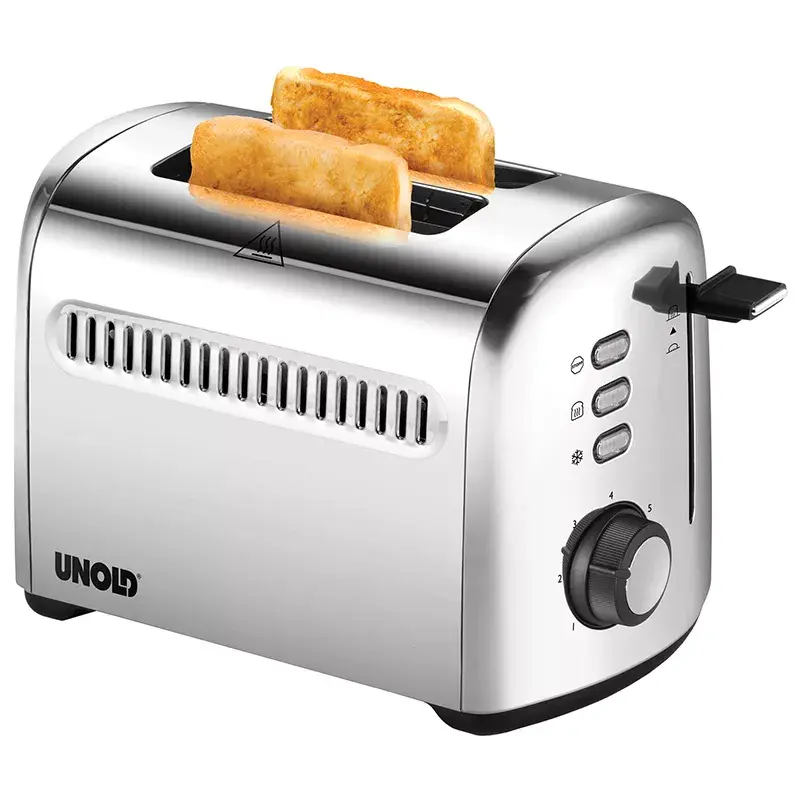 Röster Unold 2er Retro 7 2 viilu 750 W roostevaba teras