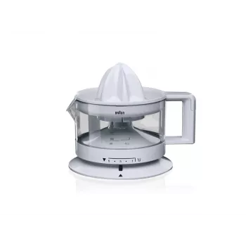Braun TributeCollection CJ 3000 elektriline tsitruspress 0,35 L 20 W Läbipaistev, Valge