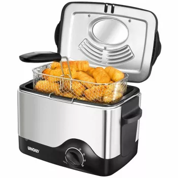 Unold 58615 fritüür Ühekordne Eraldiseisev 1200 W Fritüür Must, Roostevaba teras