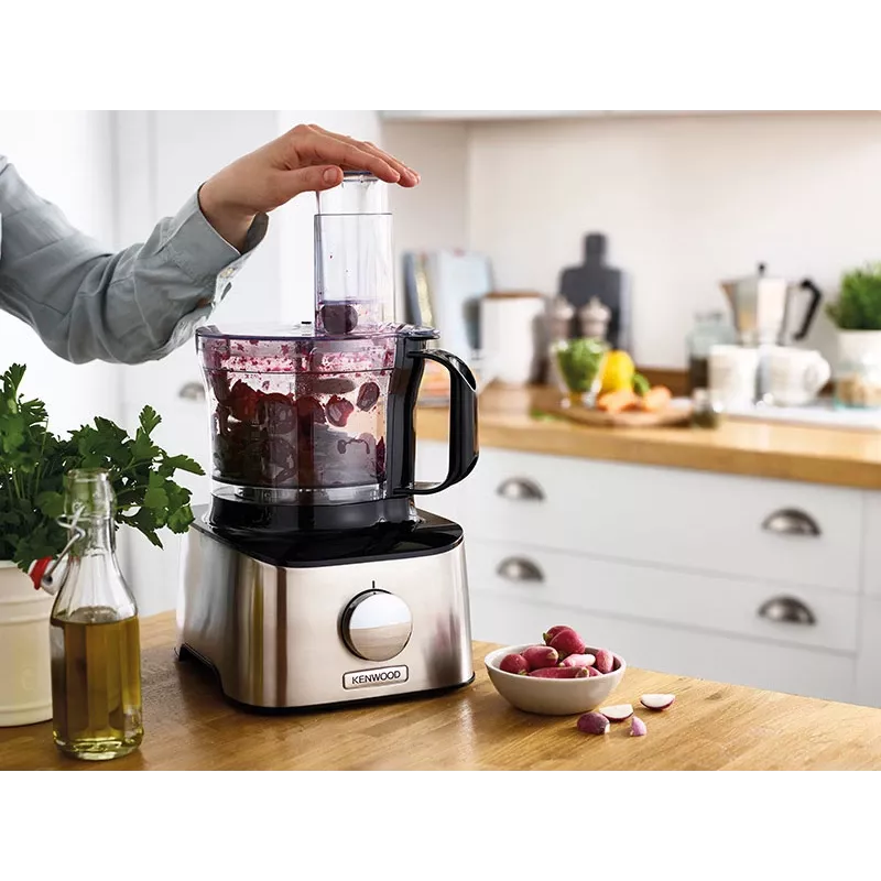 Kenwood FDM301SS köögikombain 800 W 2,1 L Must, Roostevaba teras, sisseehitatud kaalud
