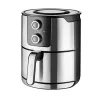 Unold 58655 õhufritüür Double 5 L 1400 W Kuumõhufritüür Must, Roostevaba teras