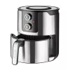 Unold 58655 õhufritüür Double 5 L 1400 W Kuumõhufritüür Must, Roostevaba teras