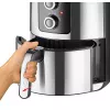 Unold 58655 õhufritüür Double 5 L 1400 W Kuumõhufritüür Must, Roostevaba teras