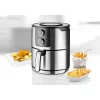 Unold 58655 õhufritüür Double 5 L 1400 W Kuumõhufritüür Must, Roostevaba teras
