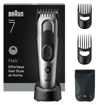 Braun HC7590 juuksetrimmerid Must, Hõbedane 17 NiMH