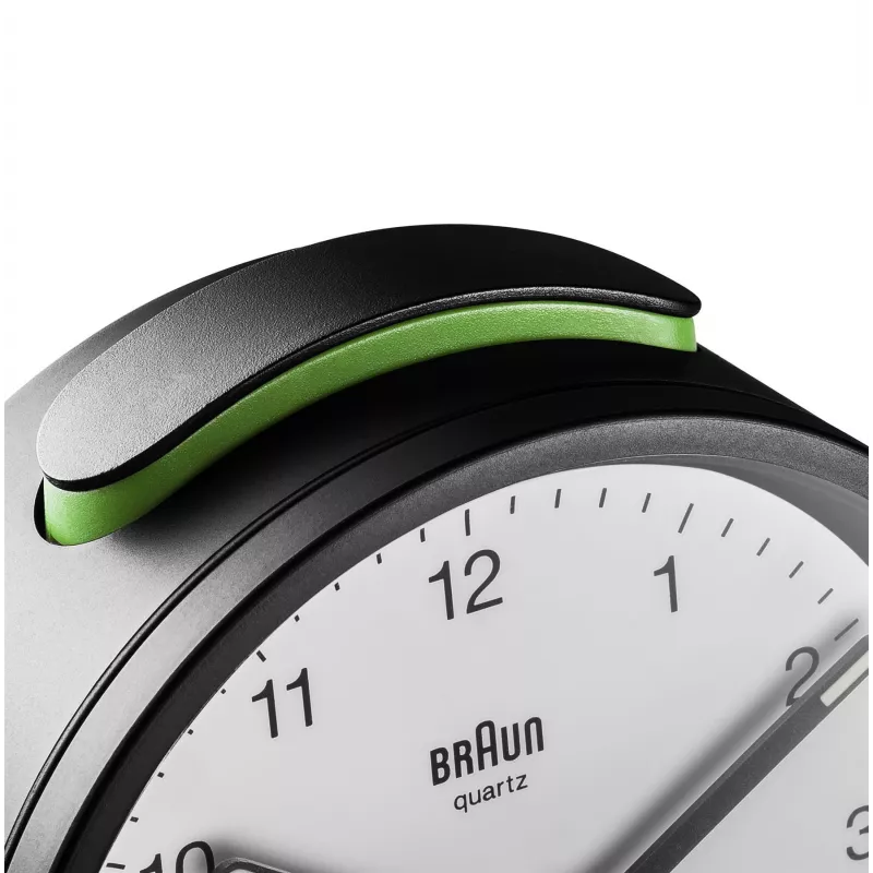 Braun BC12BW kvartskell äratuskell Must, Valge