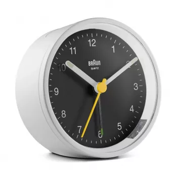 Braun BC12WB kvartsäratuskell must, valge