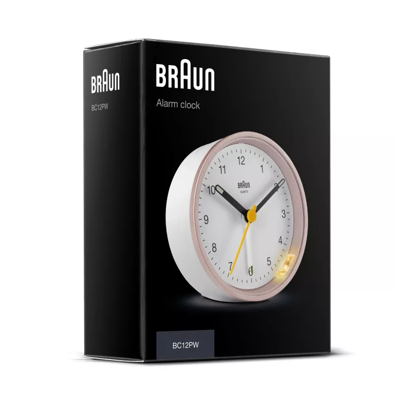 Braun BC12 kvartsäratuskell roosa, valge