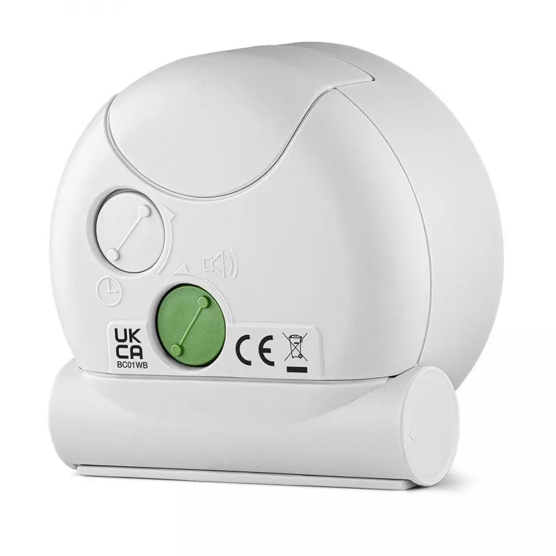 Braun BC01WB kvartsäratuskell Must, Valge