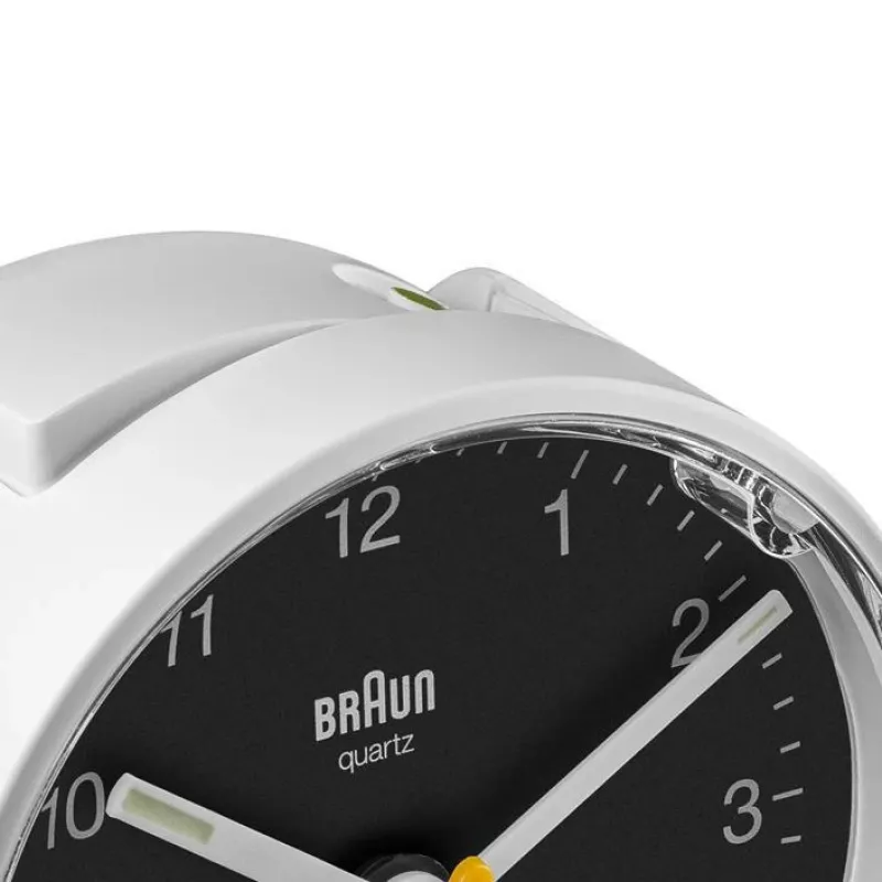 Braun BC01WB kvartsäratuskell Must, Valge
