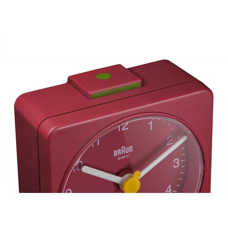 Braun BC02R äratuskell Kvartsäratuskell Punane