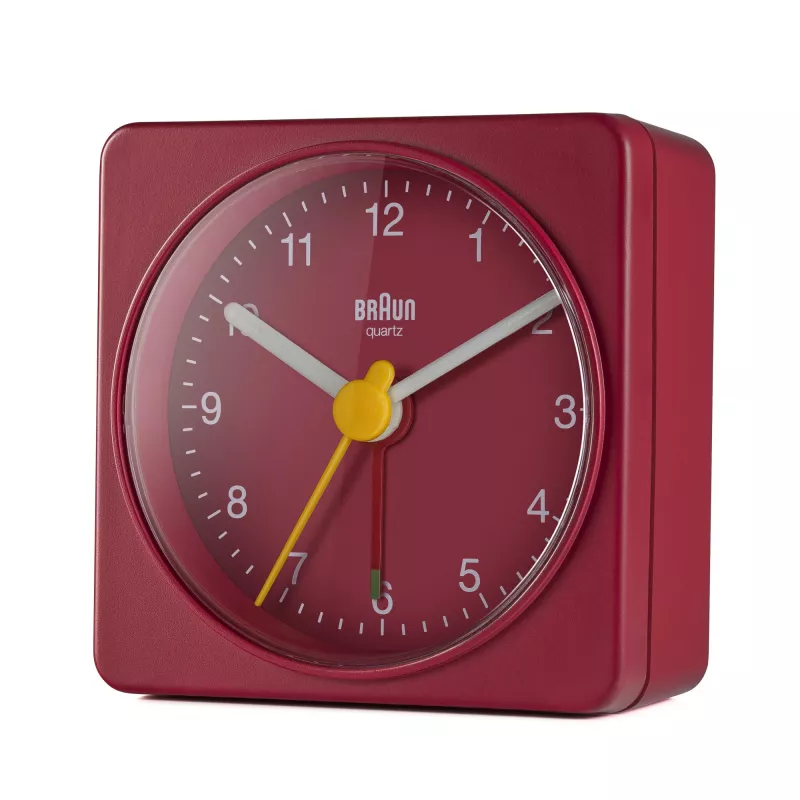 Braun BC02R äratuskell Kvartsäratuskell Punane