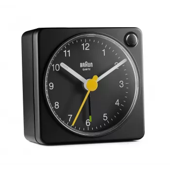 Braun BC02XB äratuskell Kvartsist äratuskell Must
