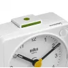 Braun BC02XW kvartskell äratuskellaga Valge