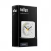 Braun BC02XW kvartskell äratuskellaga Valge