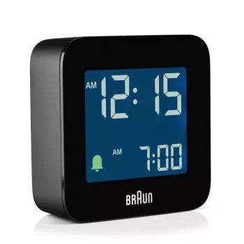 Braun BC08 digitaalne äratuskell must