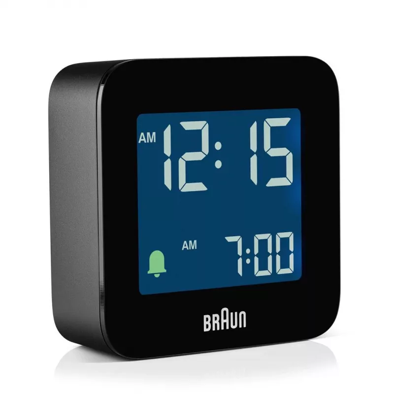 Braun BC08 digitaalne äratuskell must