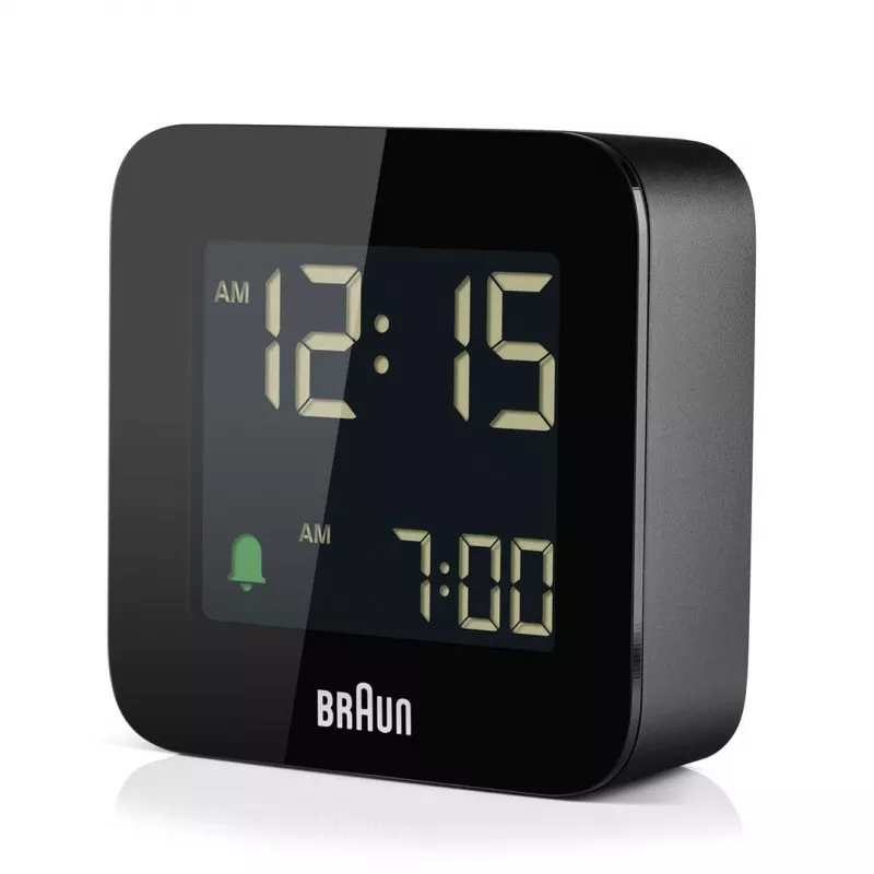 Braun BC08 digitaalne äratuskell must