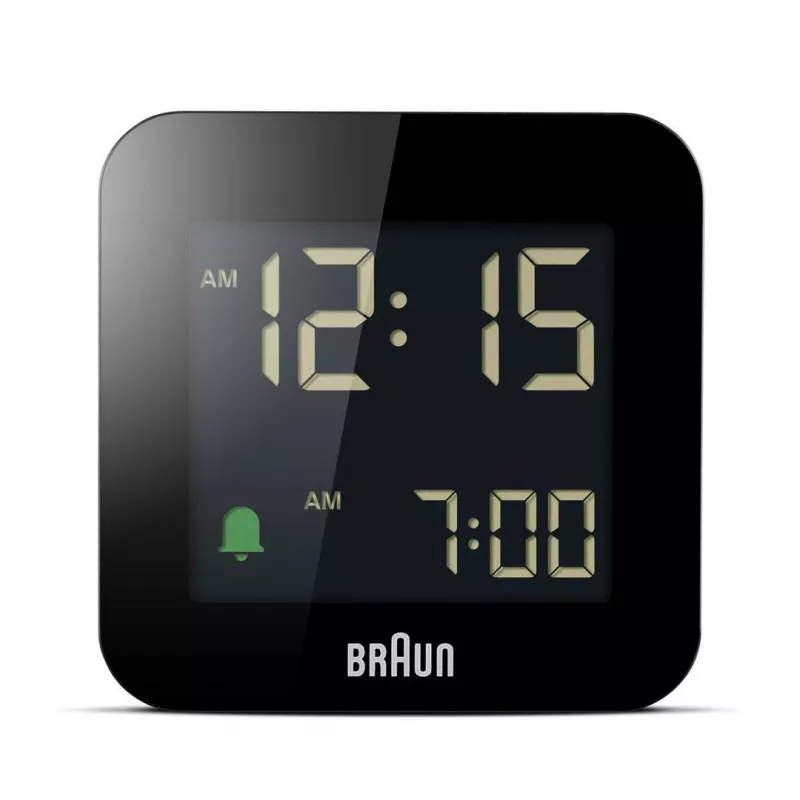 Braun BC08 digitaalne äratuskell must