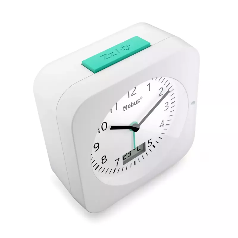 Digitaalne äratuskell Mebus 25610 valge
