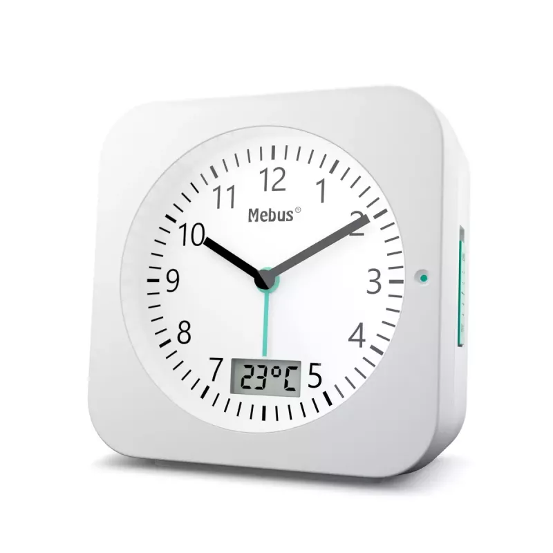 Digitaalne äratuskell Mebus 25610 valge