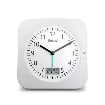 Digitaalne äratuskell Mebus 25610 valge